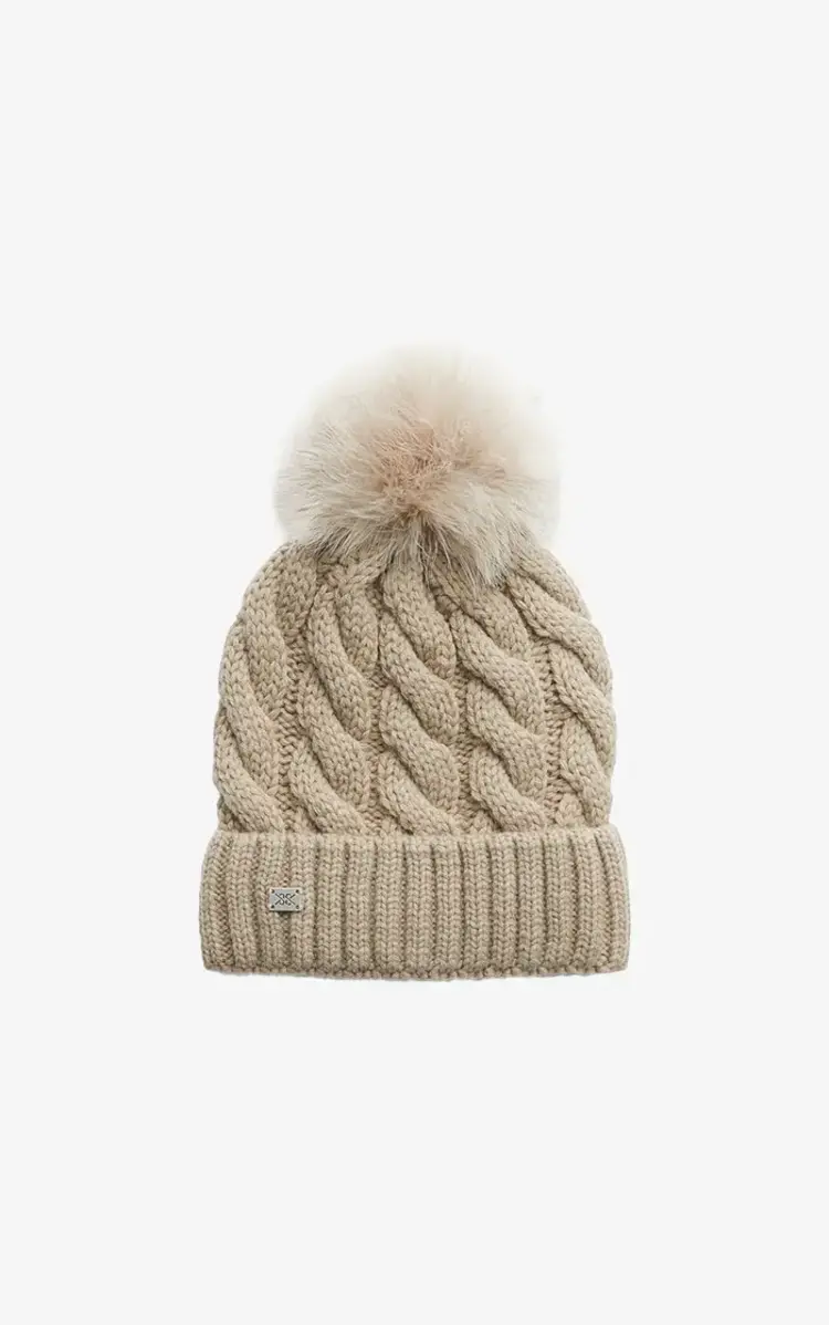 Soia & Kyo AMALIE Cable Knit Toque Hush