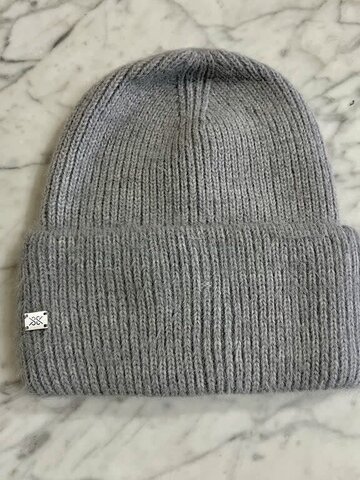 Soia & Kyo Jaya Fuzzy Rib Knit Toque Stone