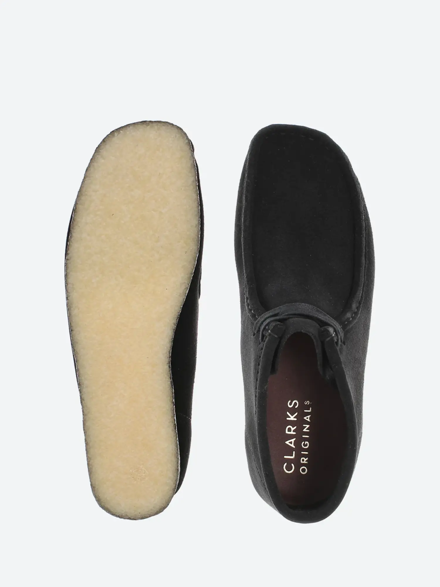 Clarks | Wallabee Boot Black Suede - Tryst Boutique