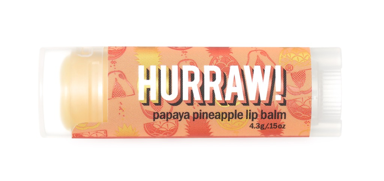 Hurraw Lip Balm Papaya Pineapple