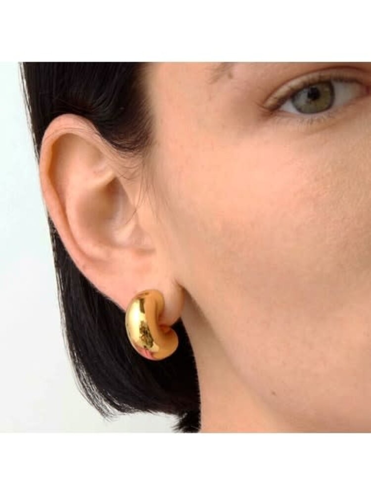Jenny Bird Tome Hoops Medium Gold