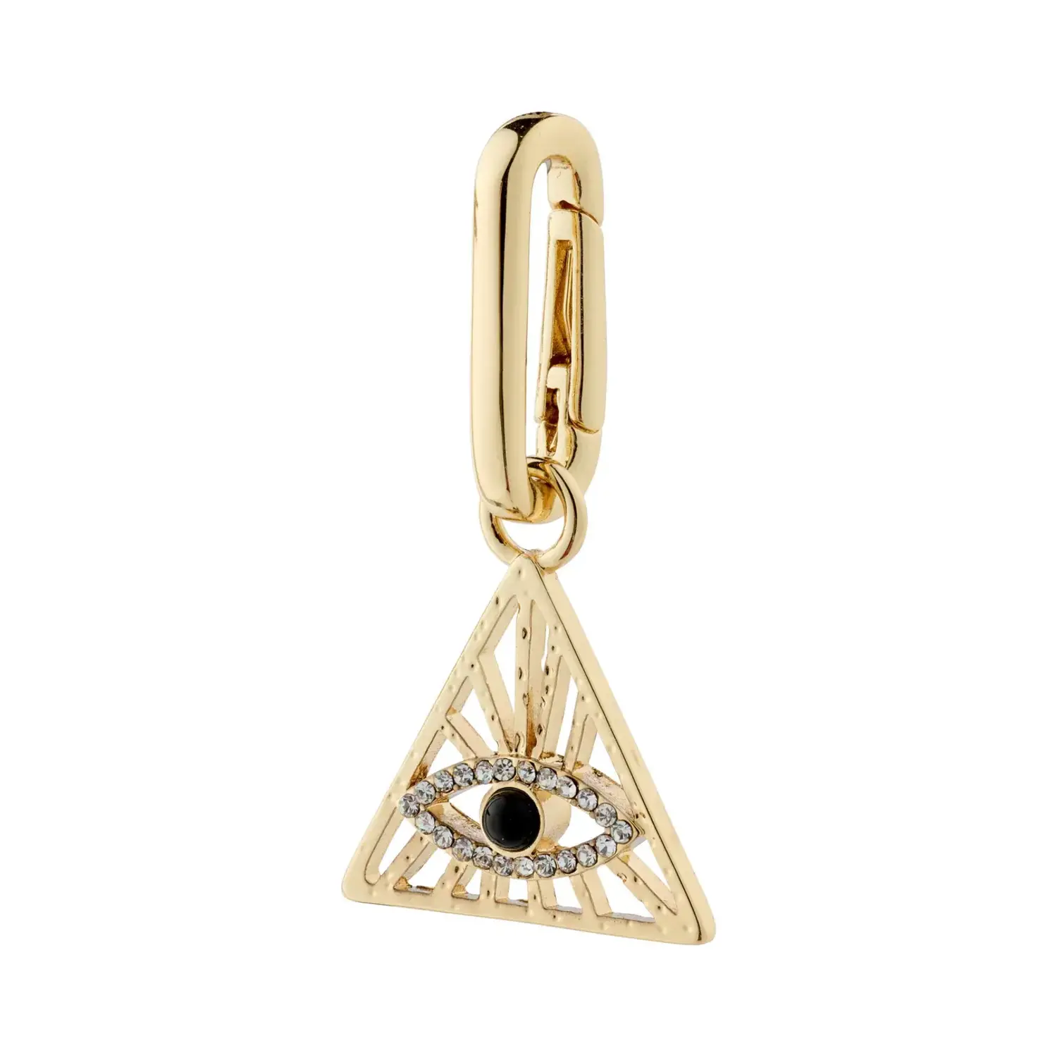 PILGRIM CHARM recycled triangle pendant Gold Plated