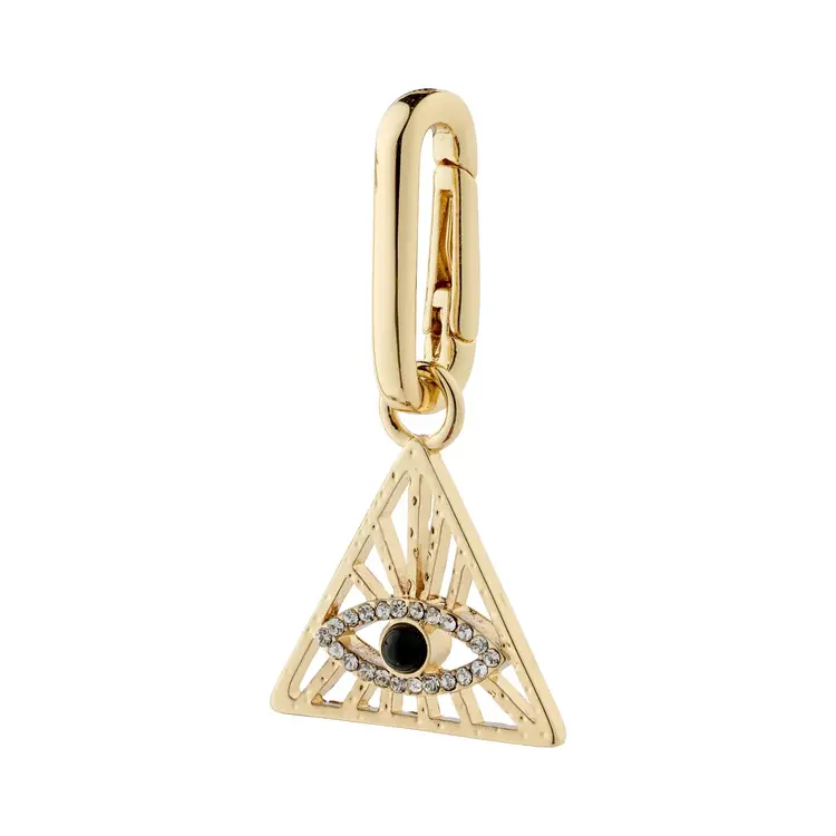 Pilgrim Jewellery CHARM Recycled Triangle Pendant Gold