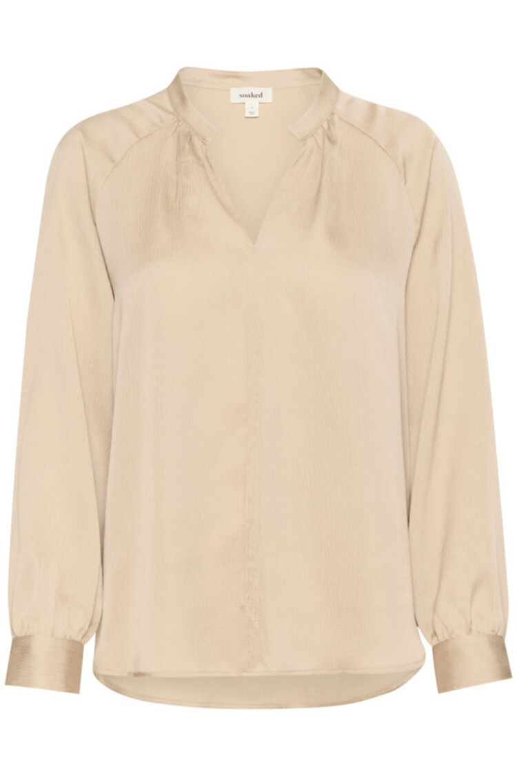 Soaked in Luxury Loana Blouse Irish Cream