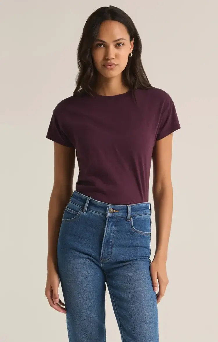 ZSupply Modern Slub Tee Berry Wine