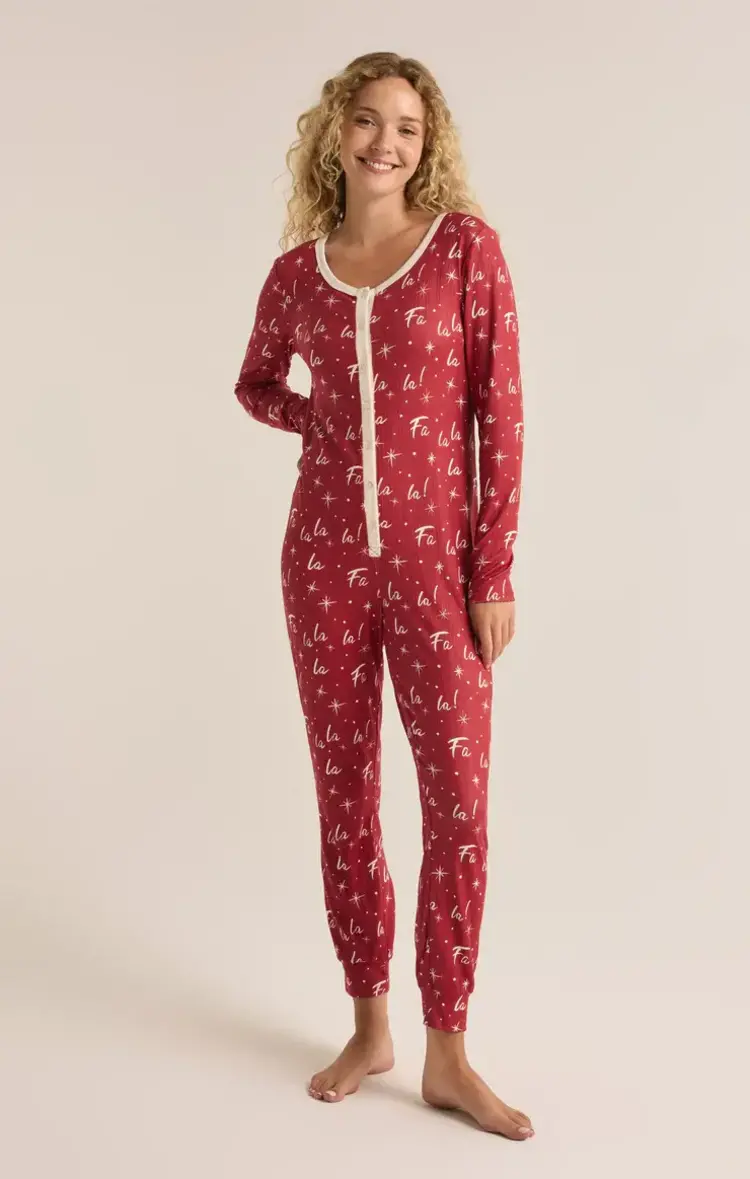 ZSupply FA LA LA Onesie Haute Red