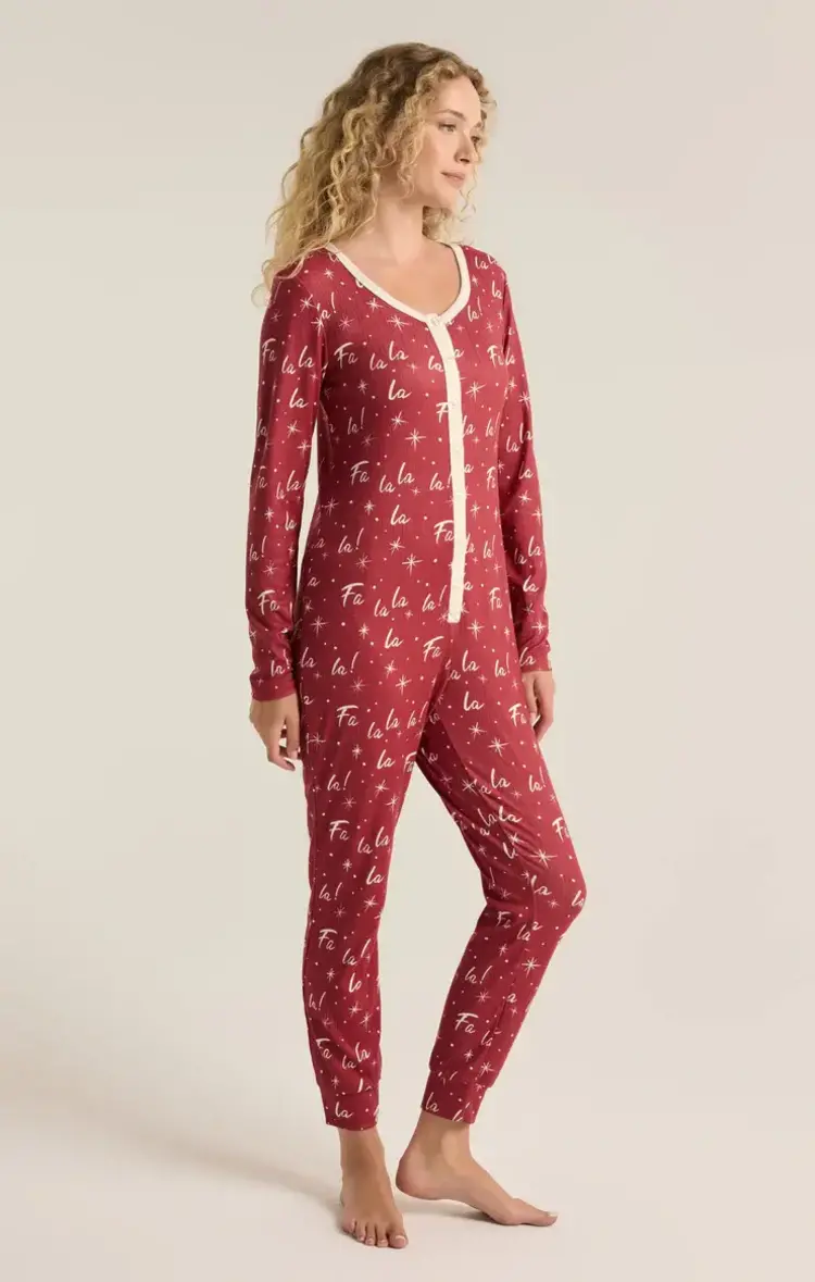 ZSupply FA LA LA Onesie Haute Red