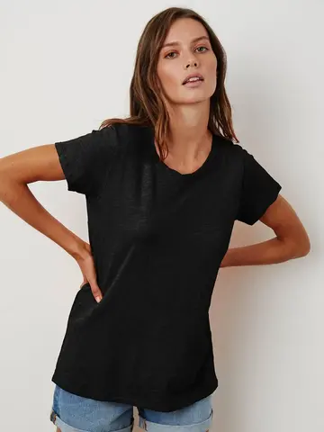 Velvet TILLY03 Crewneck Tee Black