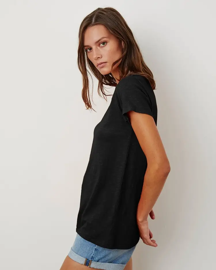 Velvet TILLY03 Crewneck Tee Black