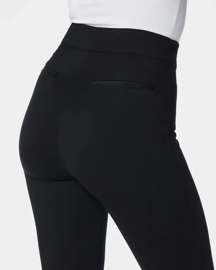 Spanx Hi Rise Ponte Flare Pant Black PETITE