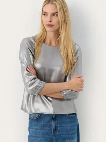Part Two Marica Blouse Silver Metallic
