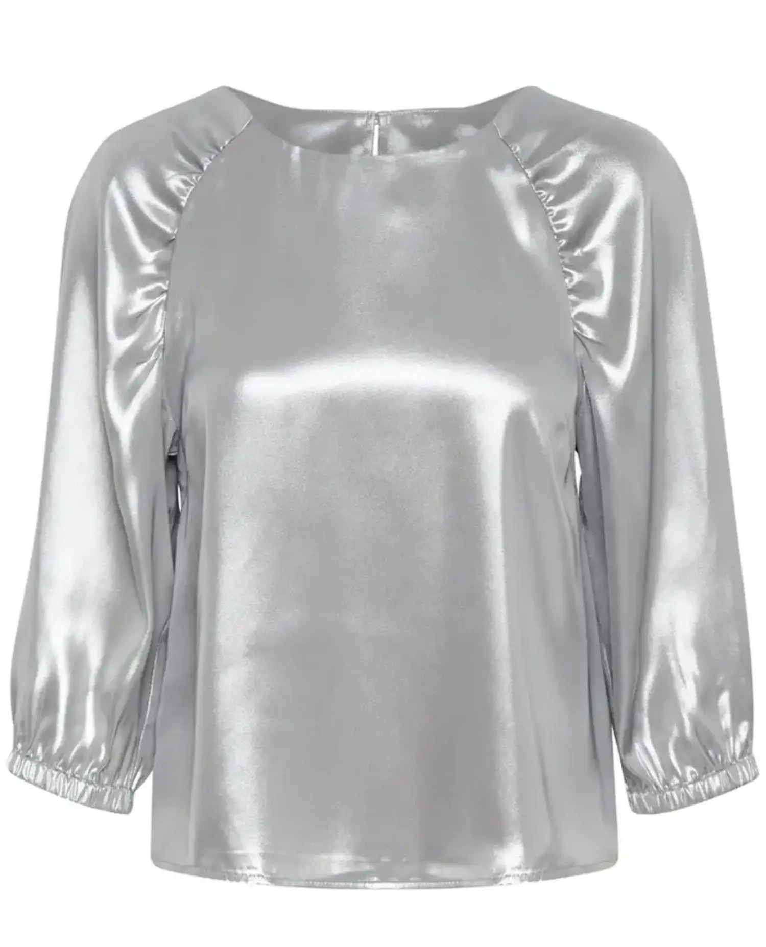 Part Two | Marica Blouse Silver Metallic - Tryst Boutique