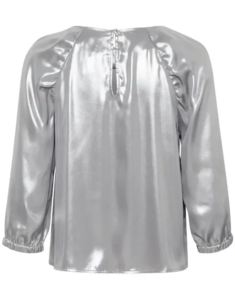 Part Two Marica Blouse Silver Metallic