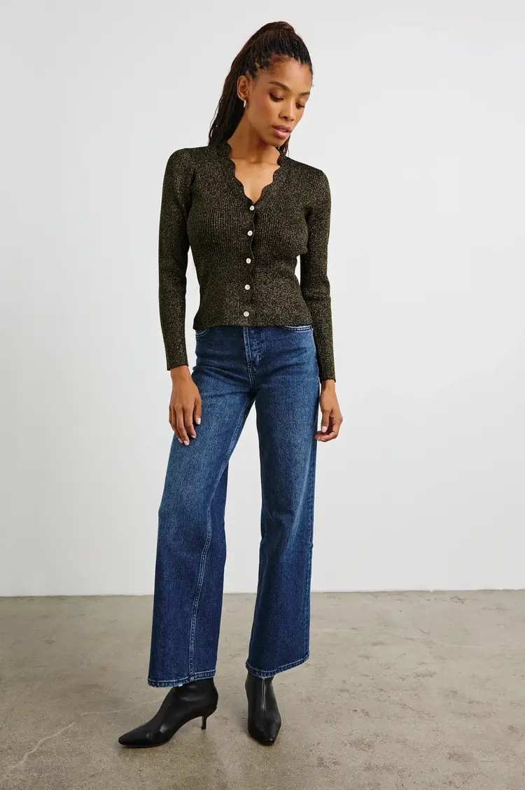 Rails Dita Top Gold Lurex