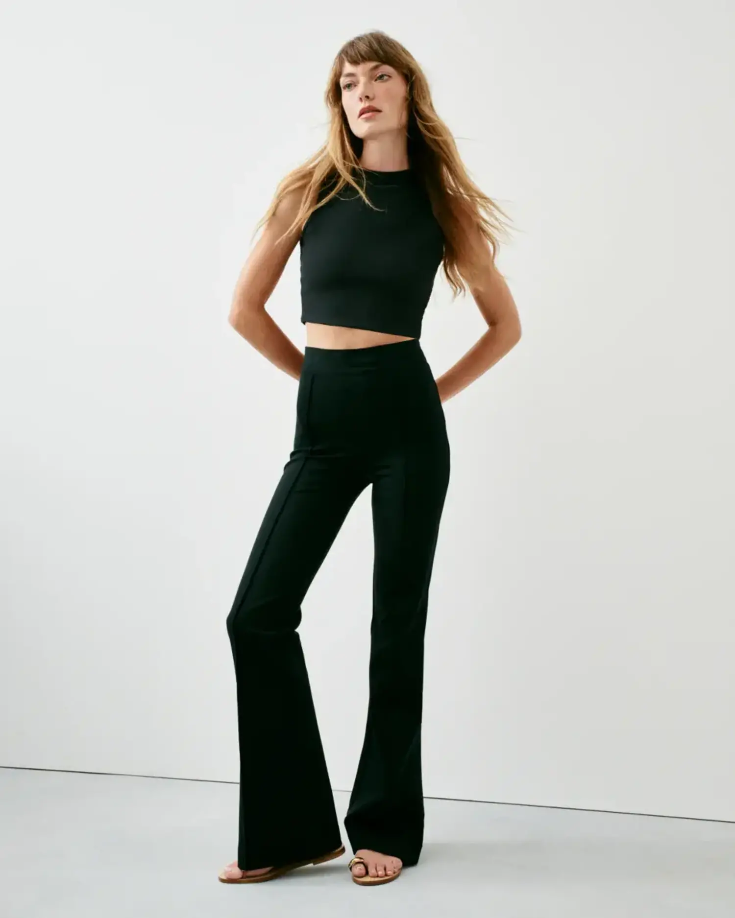 Spanx | Ponte Flare Black (Regular) - Tryst Boutique