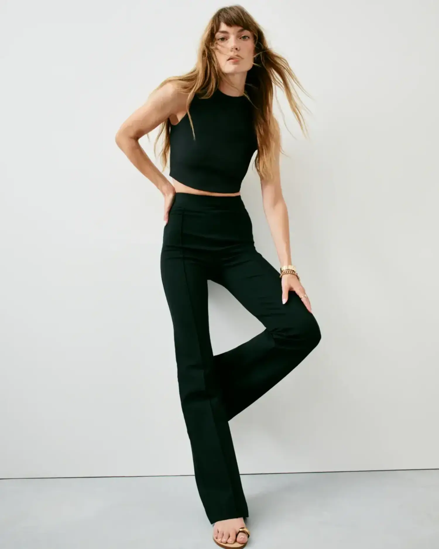 Spanx | Ponte Flare Black (TALL) - Tryst Boutique