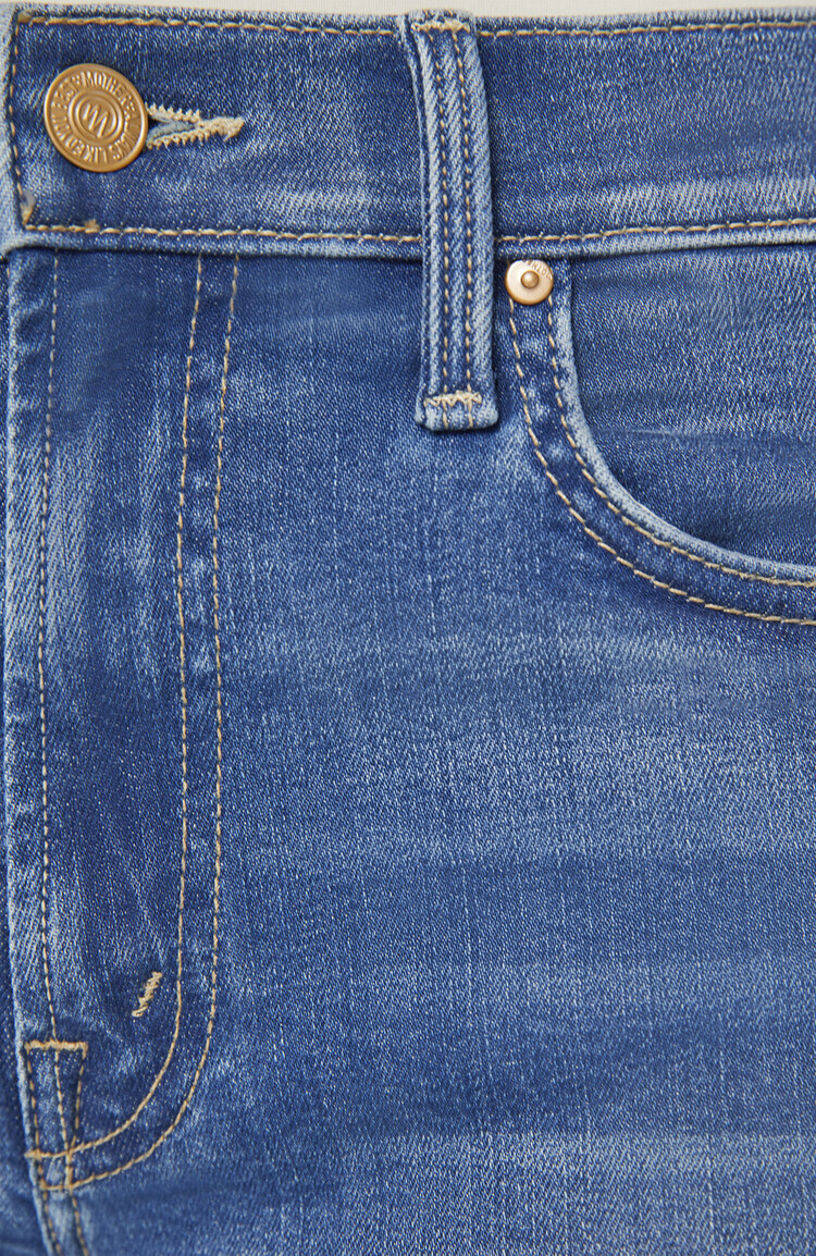 MOTHER The Mid Rise Rider Ankle - Lhasa Love