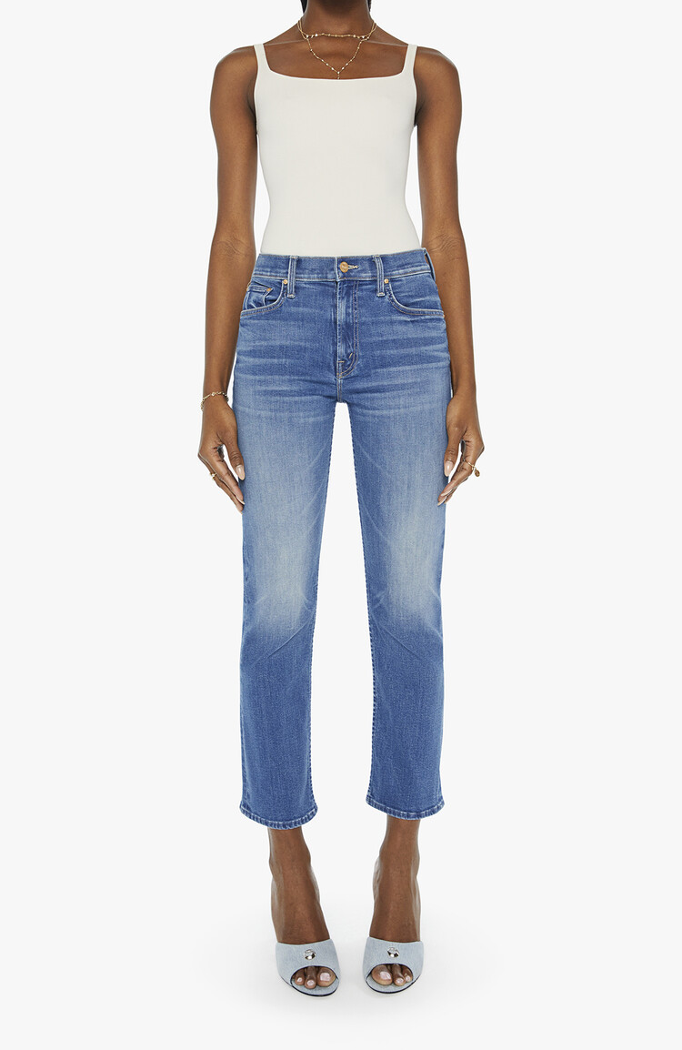 MOTHER The Mid Rise Rider Ankle - Lhasa Love