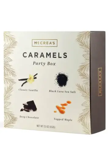 Mc Crea's Caramels Small Holiday Party Box 40 pcs
