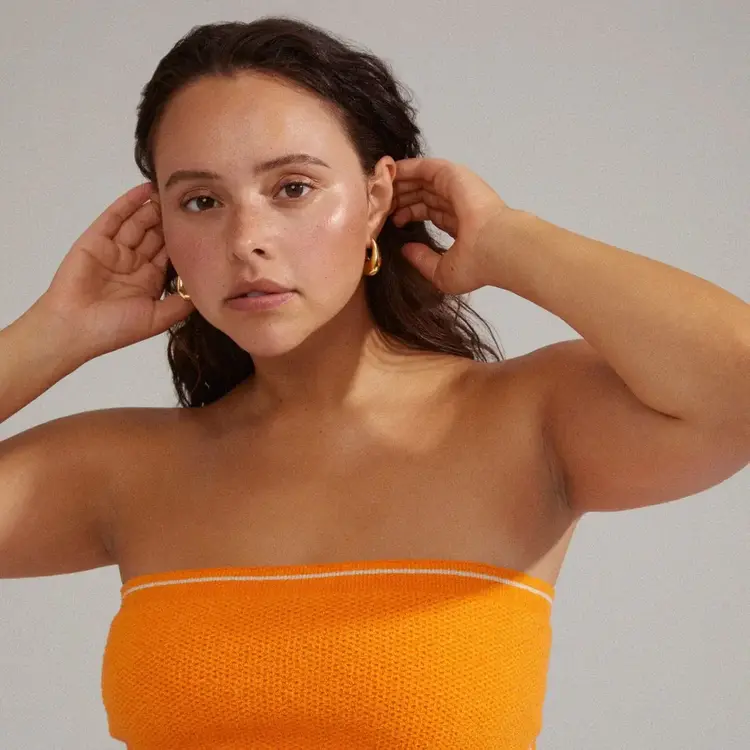 Pilgrim Jewellery AUTUMN Chunky Retro Hoop Earrings Gold