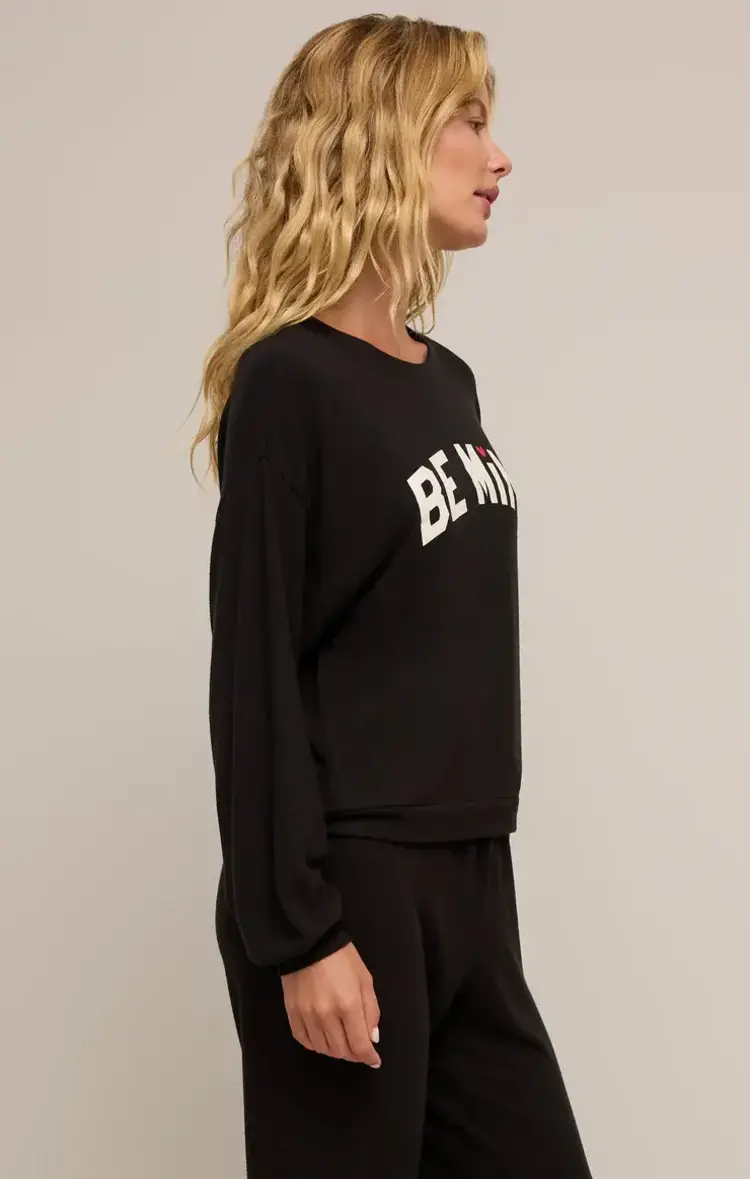 ZSupply Be Mine LS Top Black