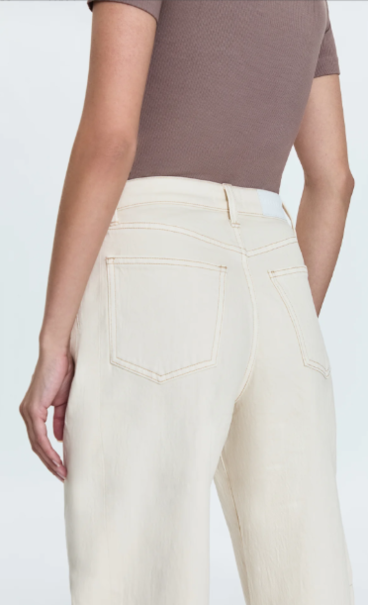 Pistola Eli High Rise Arched Leg Pant - Ecru