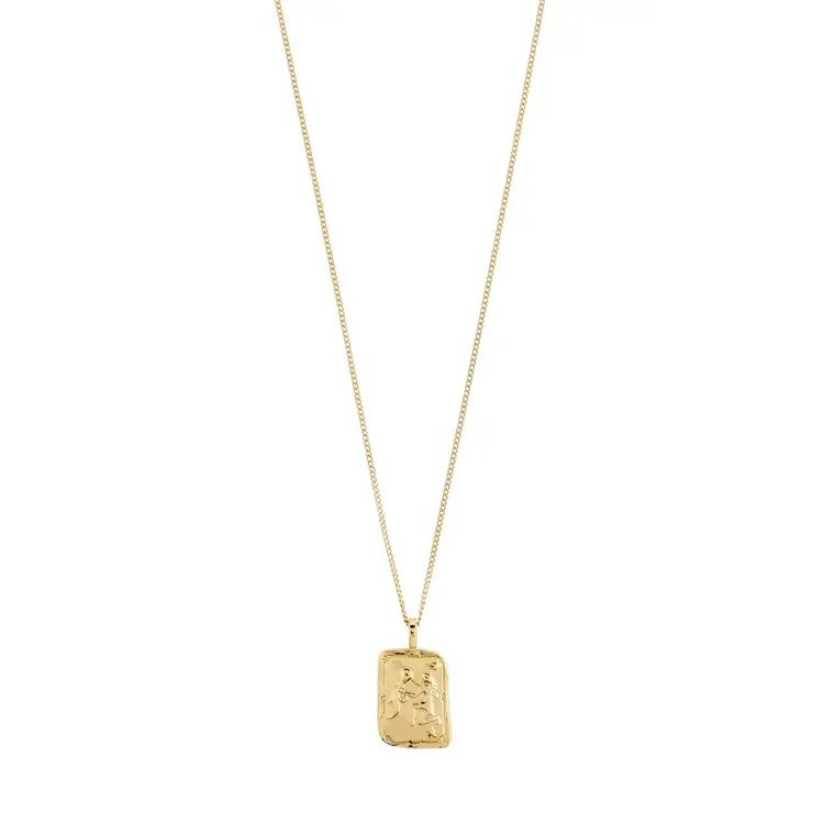 Pilgrim Jewellery AQUARIUS Zodiac Sign Necklace