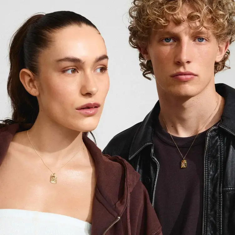 Pilgrim Jewellery AQUARIUS Zodiac Sign Necklace