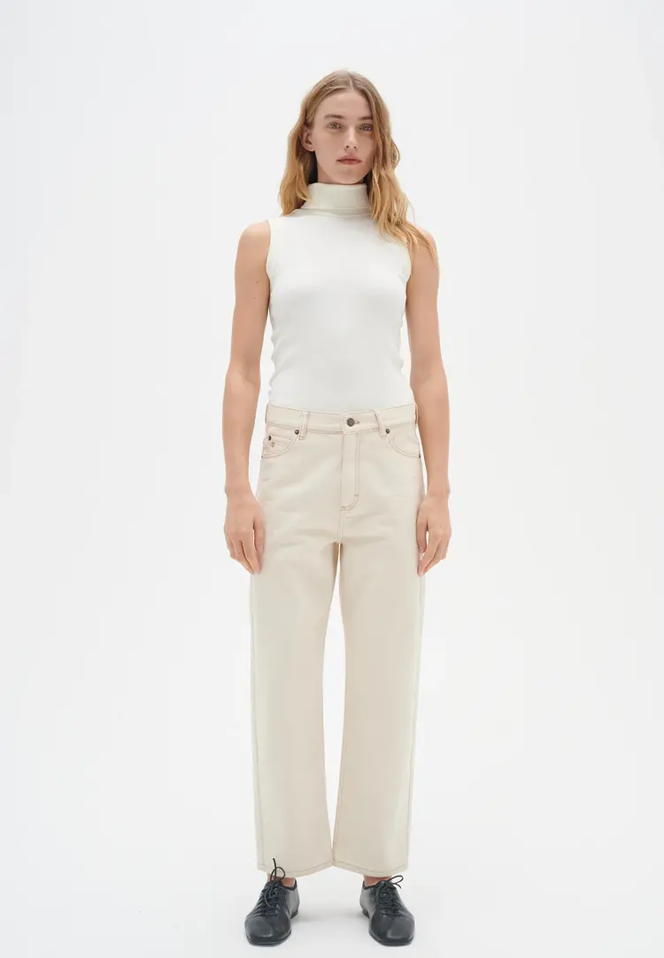 InWear Dagnal Rollneck Top Pure White