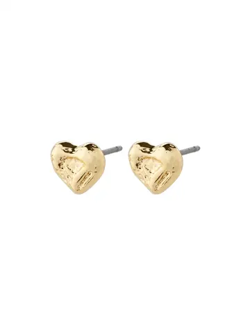 Pilgrim Jewellery ARLET Heart Earrings Gold