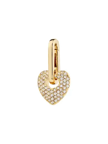 Pilgrim Jewellery CHARM Crystal Heart Pendant Gold