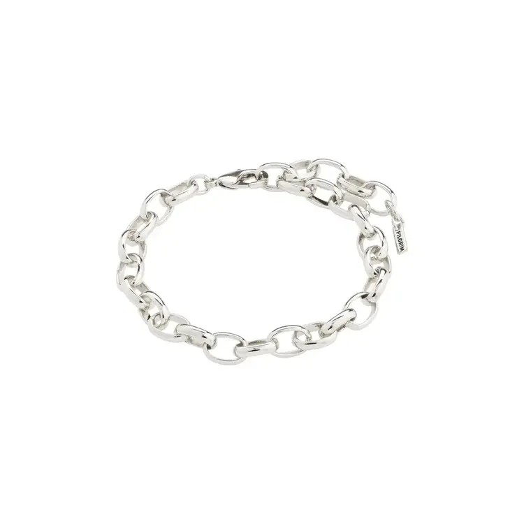Pilgrim Jewellery CHARM Cable Chain Bracelet Silver