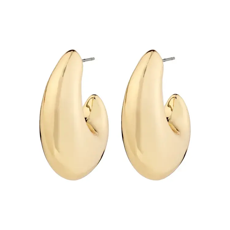 Pilgrim Jewellery RORY Half Hoop Earrings Gold