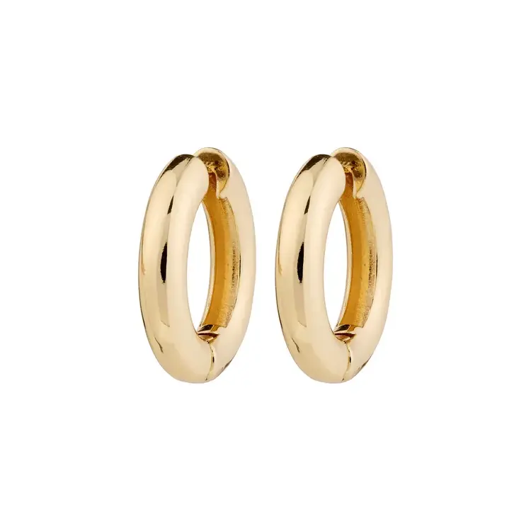 Pilgrim Jewellery MARLO Chunky Hoop Earrings Gold