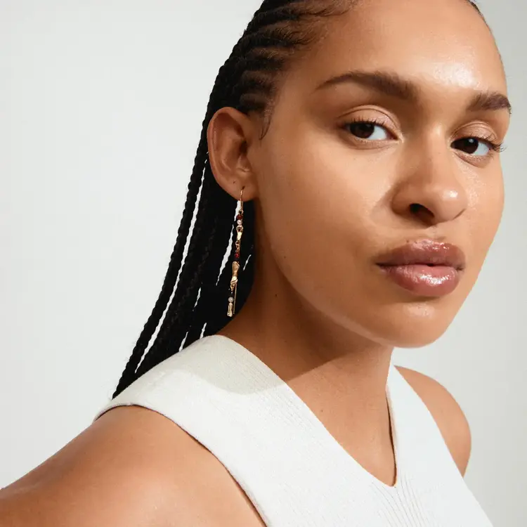 Pilgrim Jewellery DAWN Chain Earrings Gold