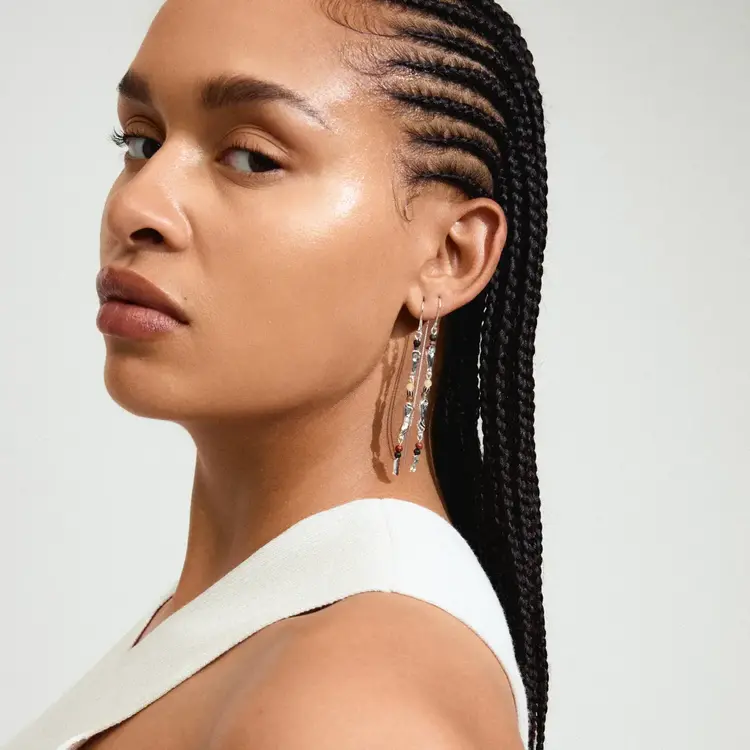 Pilgrim Jewellery DAWN Chain Earrings Silver