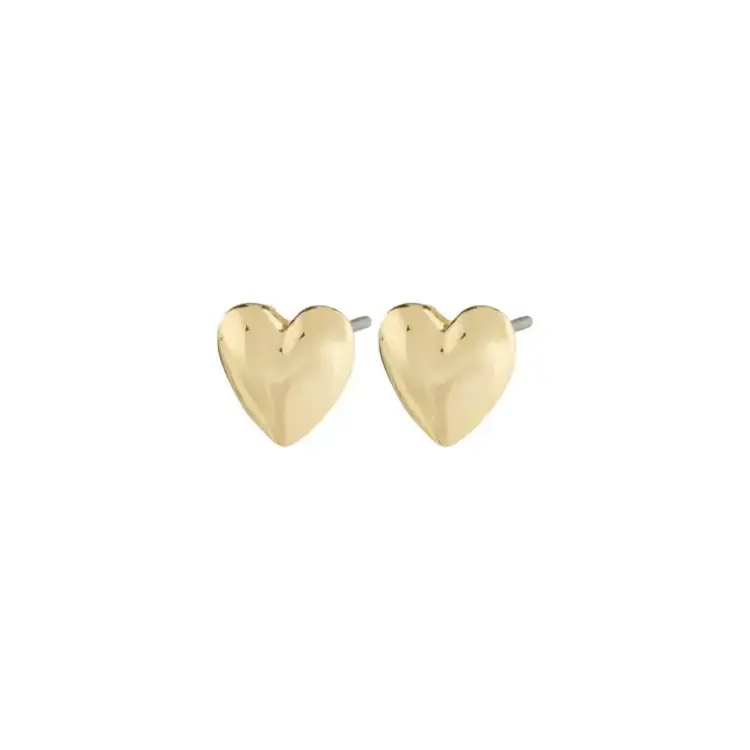 Pilgrim Jewellery SOPHIA Heart Earrings Gold