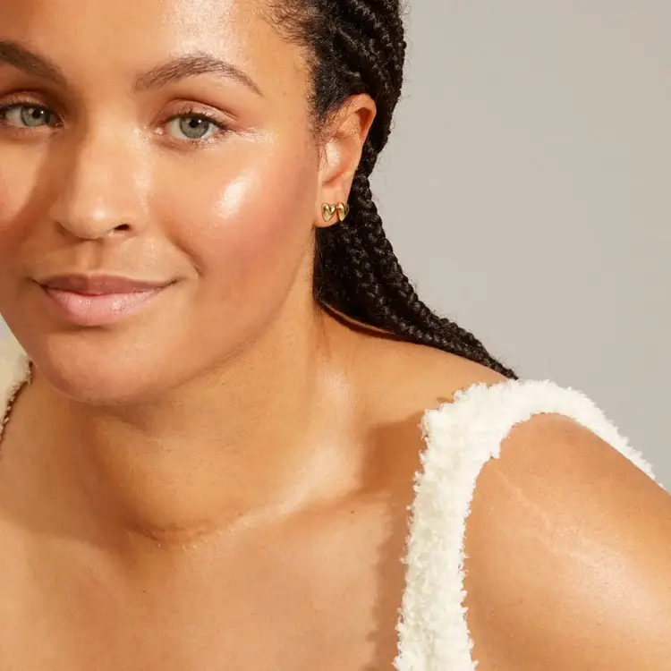 Pilgrim Jewellery SOPHIA Heart Earrings Gold