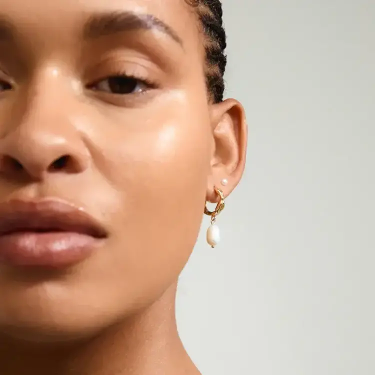 Pilgrim Jewellery JONNE Pearl 2 in 1 Earring Set