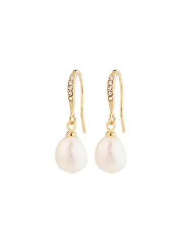 Pilgrim Jewellery JASMIN Pearl Earrings Gold