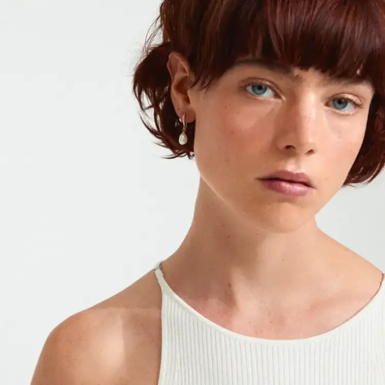 Pilgrim Jewellery JASMIN Pearl Earrings Gold