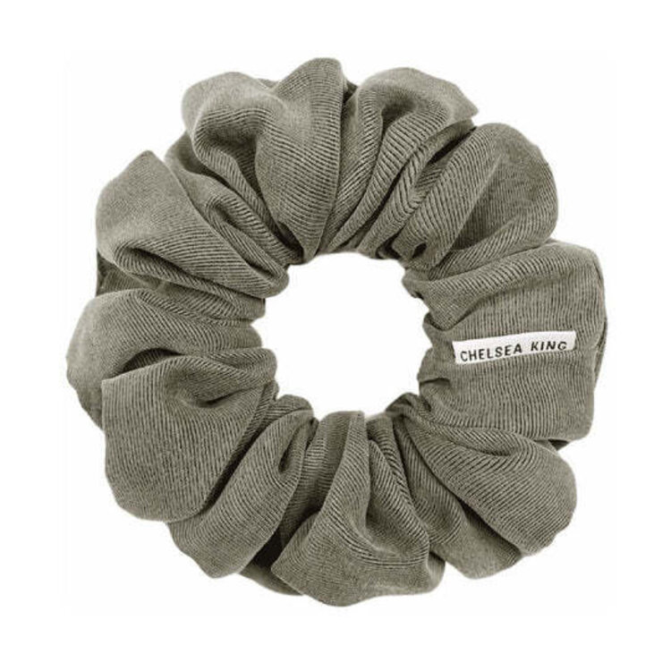 Chelsea King Luxe Olive Scrunchie Classic
