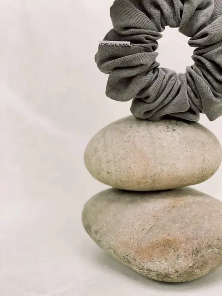 Chelsea King Luxe Olive Scrunchie Classic