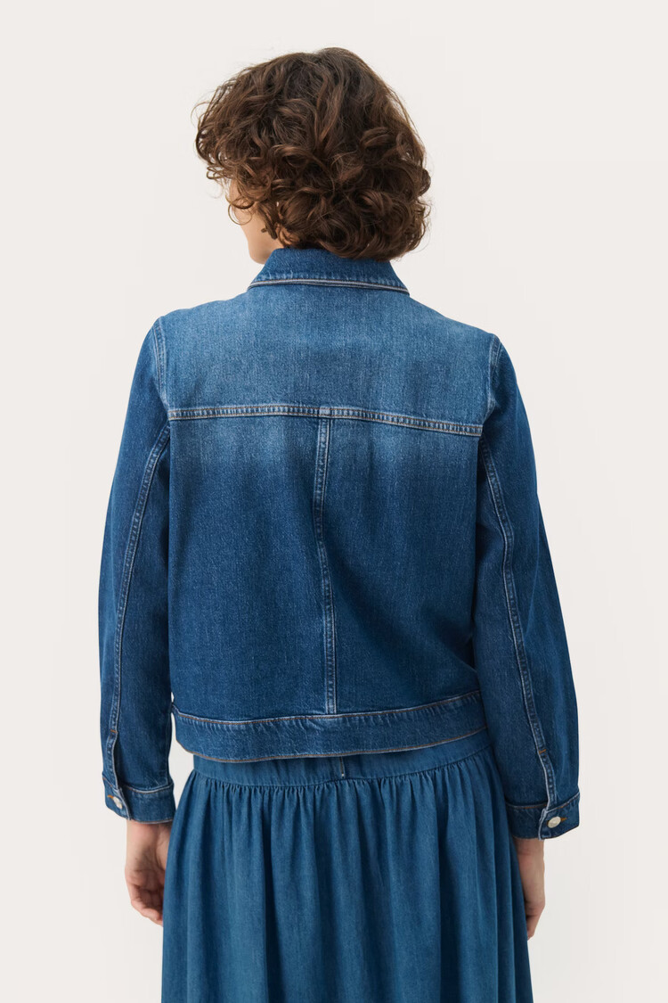 Part Two Nannie Jacket Medium Blue Denim