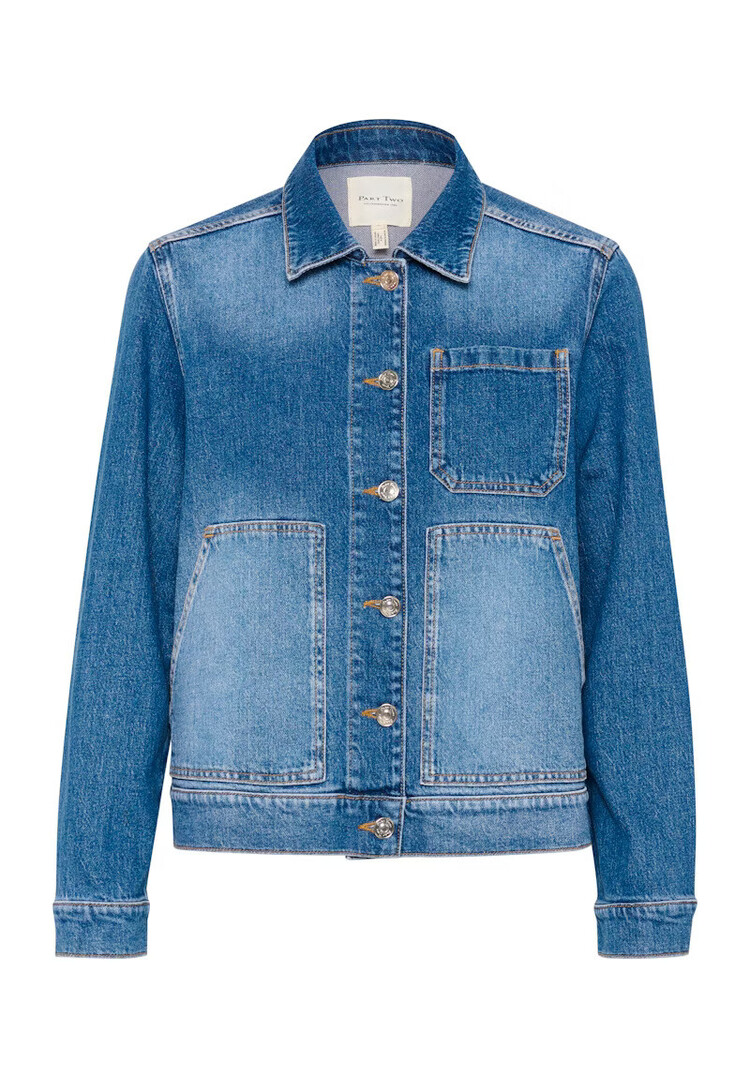 Part Two Nannie Jacket Medium Blue Denim