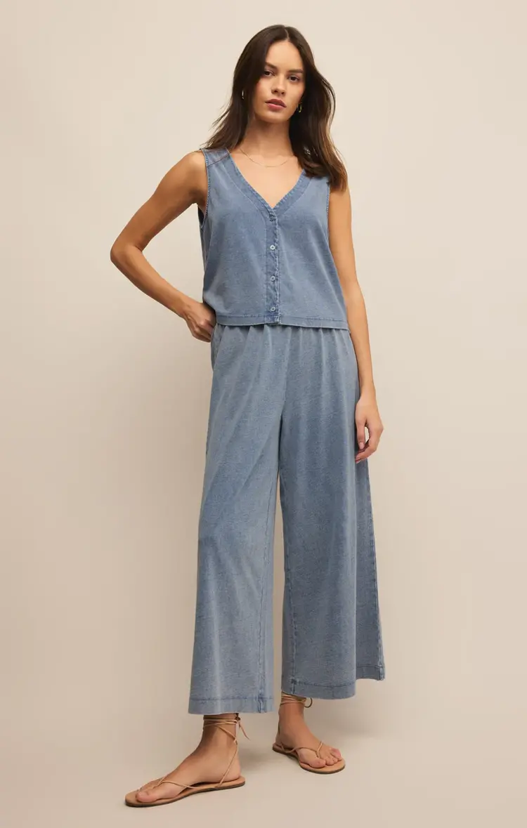 ZSupply SCOUT Jersey Denim Pant Medium Indigo