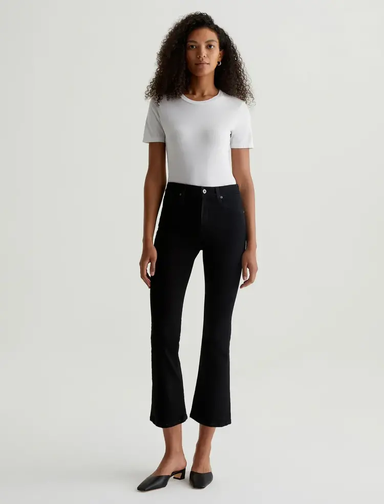 AG Denim Farrah Mid Rise Boot Crop - Alchemy