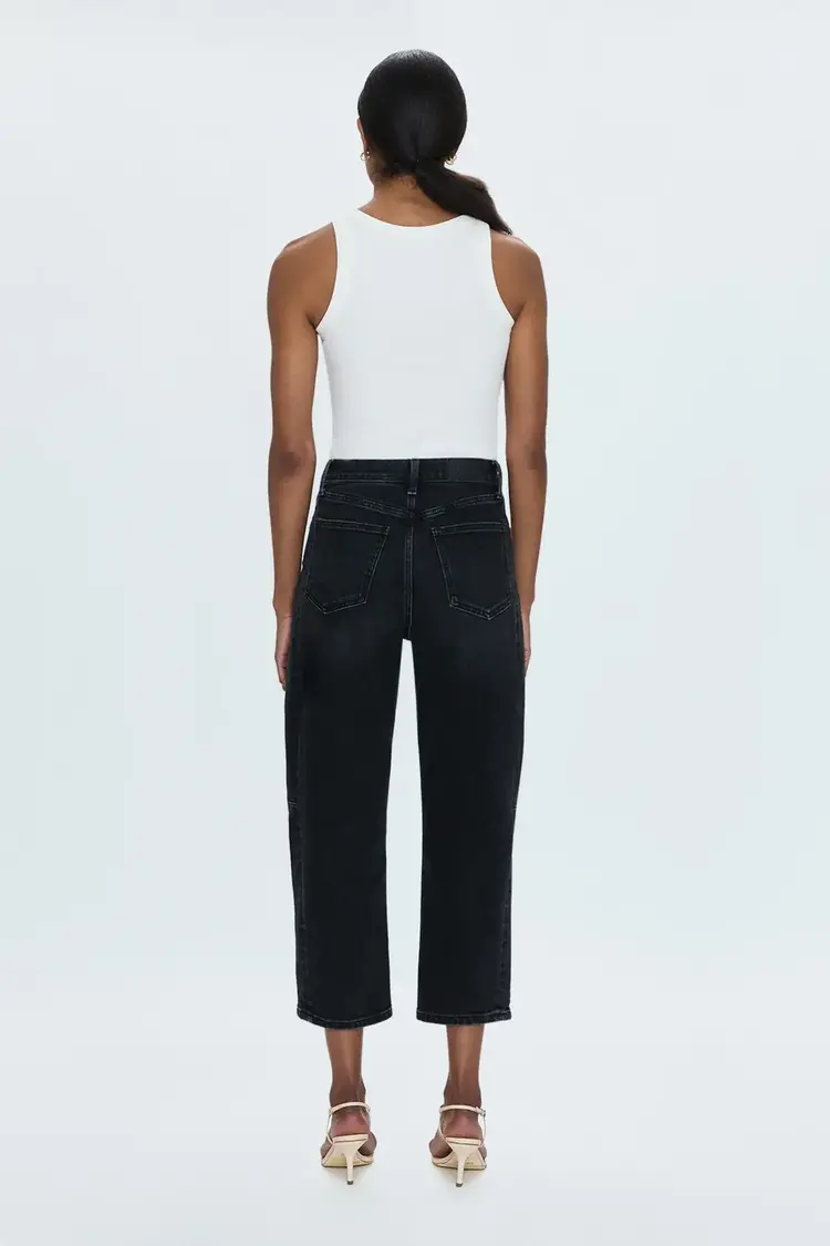 Pistola Eli High Rise Arched Leg Pant - Dark Midnight