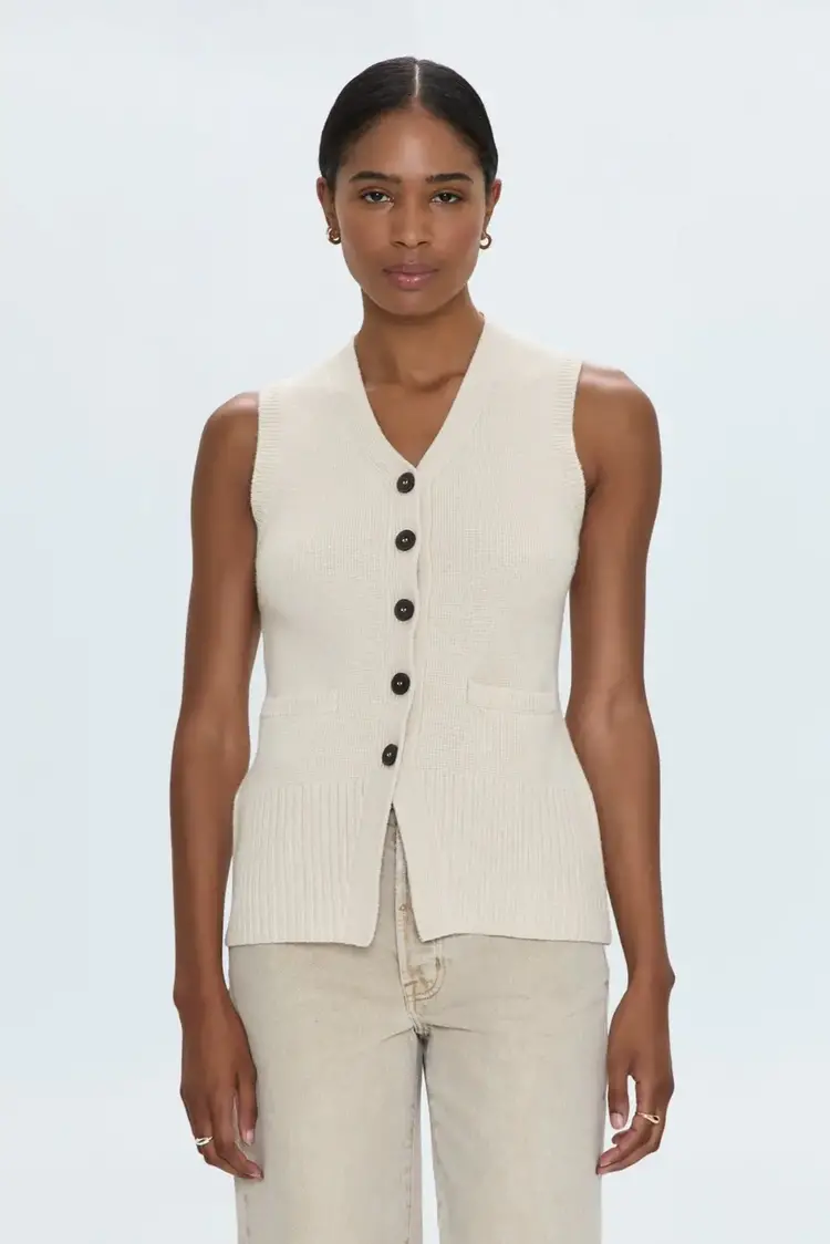 Pistola Audra Vest Cardigan Soft Dove