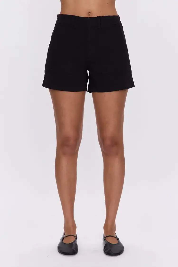 Pistola Marissa High Rise Utility Short - Noir